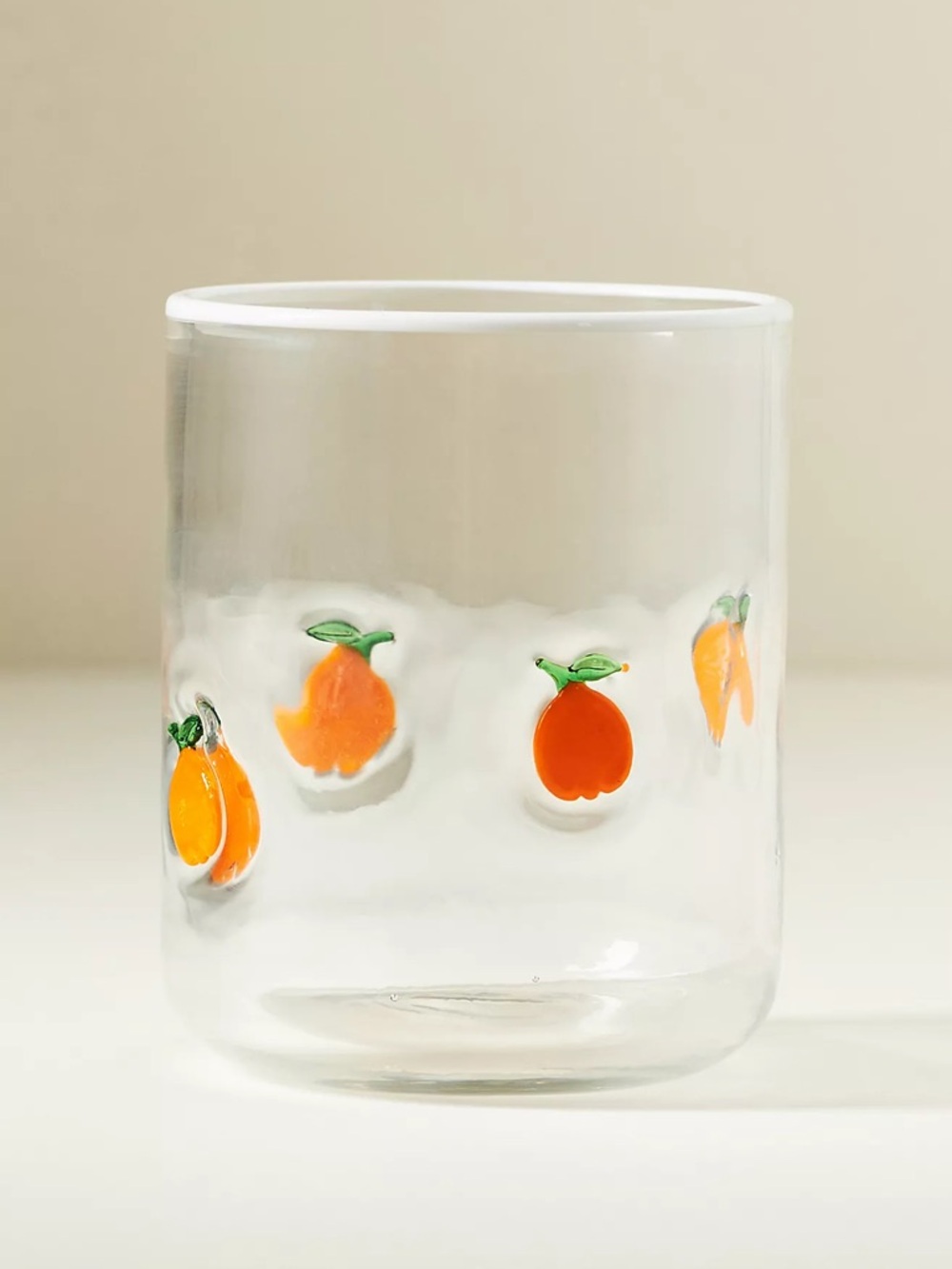 The Food & Drink Icon Juice Glass - Orange